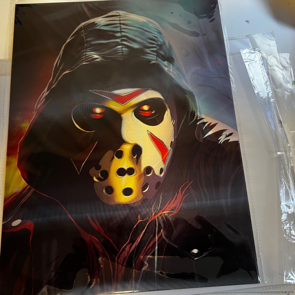 Friday the 13th 8x12 3D Lenticular Art Print Jason Voorhees Horror Poster